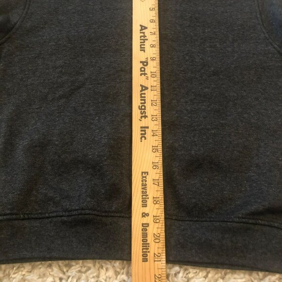 Shenanigans Petite Sweatshirt Embroidered Butterflies Grey Vtg Grandmacore - Picture 6 of 6